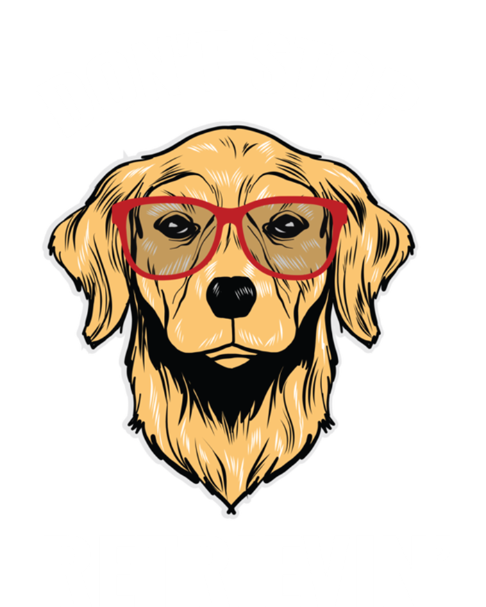 Golden Retriever Funny Design Outfit Dont Stop Retrievin Gift Women's V-Neck T-Shirt