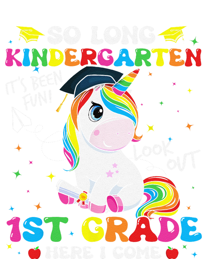 So Long Kindergarten 1st Grade Here I Come Unicorn Kids Hoodie