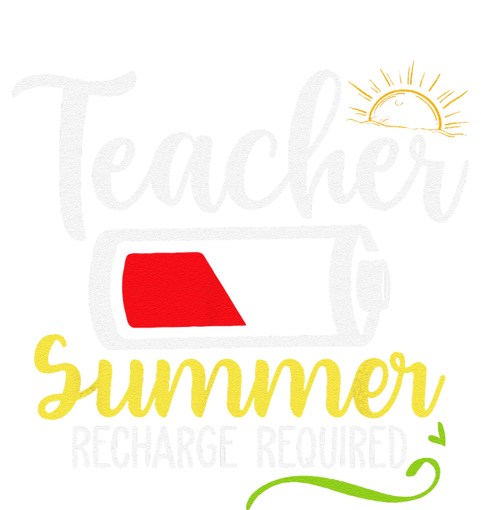 Teacher Summer Recharge Required Last day School Vacation Women's Fleece Hoodie