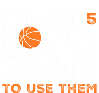 Hoops 5 Fouls Funny Basketball Player Dad Mom Retro Game Day Cool Gift Women's T-Shirt