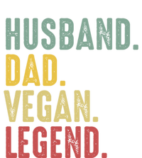 Husband Dad Vegan Legend Funny Best Father Daddy Marriage Gift Women's T-Shirt