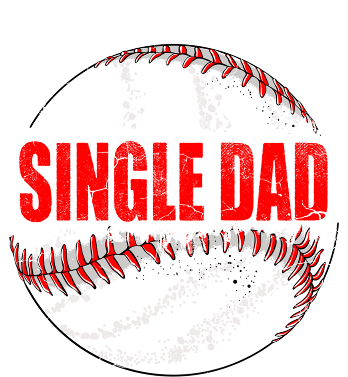 Vintage Baseball Softball Lover Single Dad Fathers Day Funny Gift Women's Long Sleeve Flannel Pajama Set 