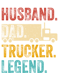 Funny Truck Driver Trucking Men Husband Dad Trucker Legend T-Shirt