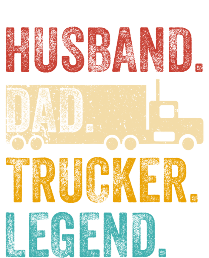 Funny Truck Driver Trucking Men Husband Dad Trucker Legend T-Shirt