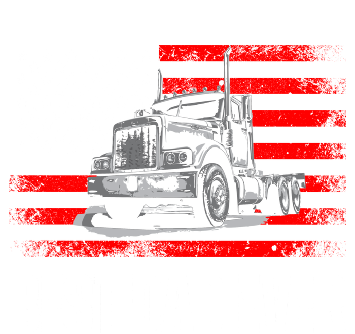 Best Dad Ever Flag Truck Dad Trucker Dad Best Trucking Dad Striped Beanie with Solid Band