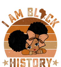 I Am Black History Juneteenth Black With Afro Hair Gift T-Shirt