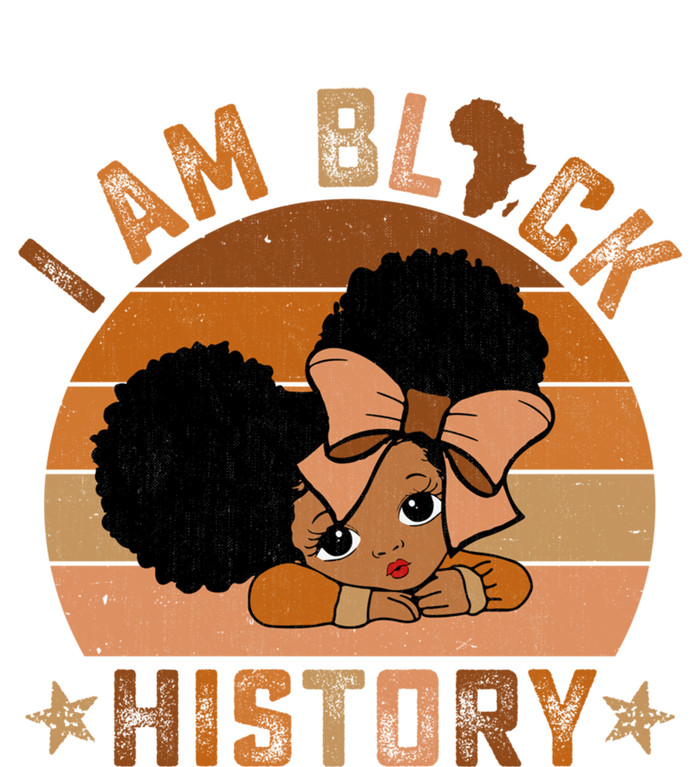 I Am Black History Juneteenth Black With Afro Hair Gift T-Shirt