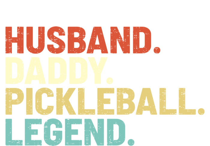 Vintage Husband Daddy Pickleball Legend Sports Father Player Funny Gift T-Shirt