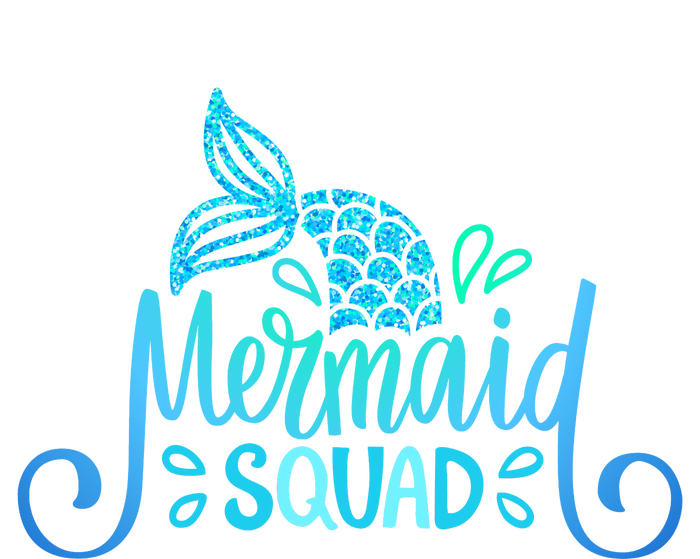 Mermaid Birthday Squad Party Matching Family Mermaid Lovers T-Shirt