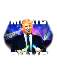 Make America Rave Again Funny Trump Festival Gift Short Acrylic Beanie