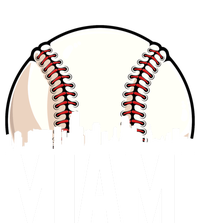 Vintage Miami Cityscape Retro Dad Baseball Lover Meaningful Gift Mesh Reversible Basketball Jersey Tank