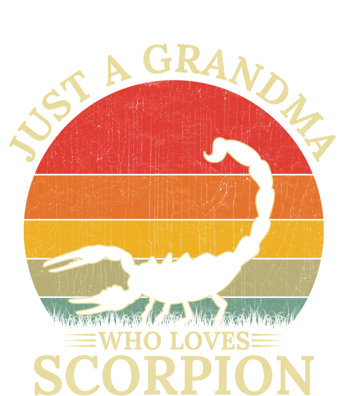 Retro Scorpion Design Just A Grandma Who Loves Scorpion Cute Gift T-Shirt