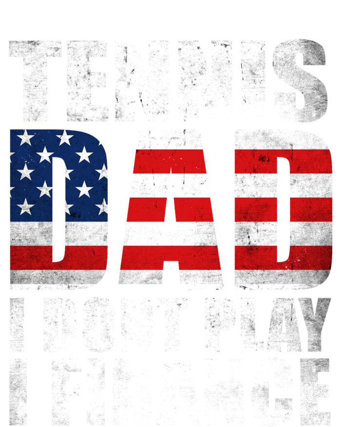 Vintage Us Flag Tennis Dad I Dont Play I Finance Tennis Dad Gift Kids Hoodie