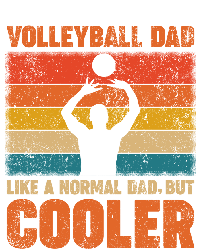 Vintage Volleyball Player Funny Volleyball Dad Fathers Day Cool Gift Sustainable Knit Beanie