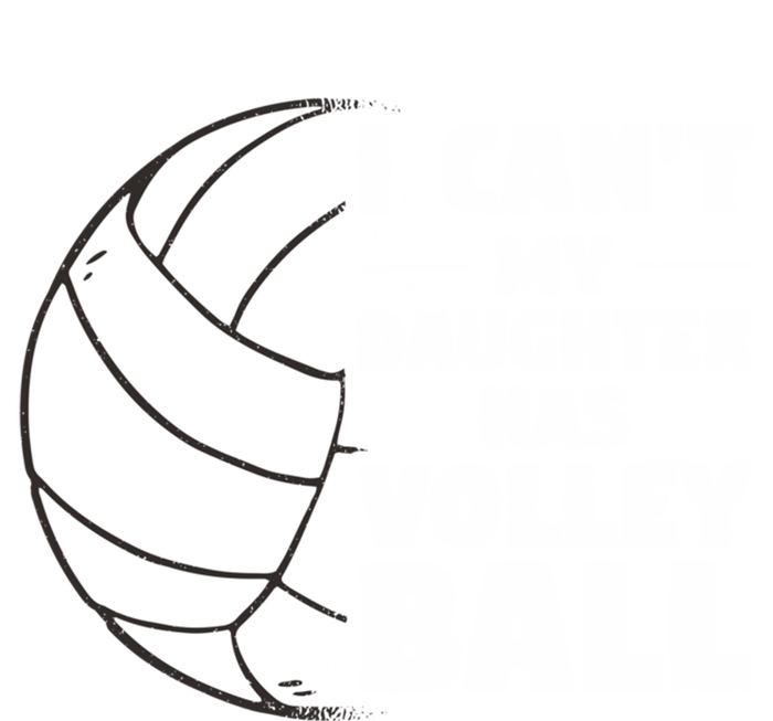 I Cant My Daughter Has Volleyball Lovely Proud Mom Dad Cool Gift Sustainable Knit Beanie