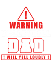 Warning Volleyball Dad Great Gift T-Shirt