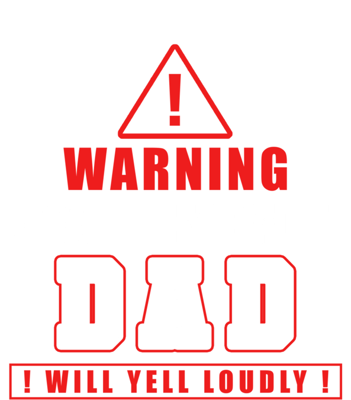 Warning Volleyball Dad Great Gift T-Shirt