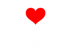 I Love Zebras I Heart Zebras Zebra Lover Equidae Wild Horse Funny Gift Tank Top