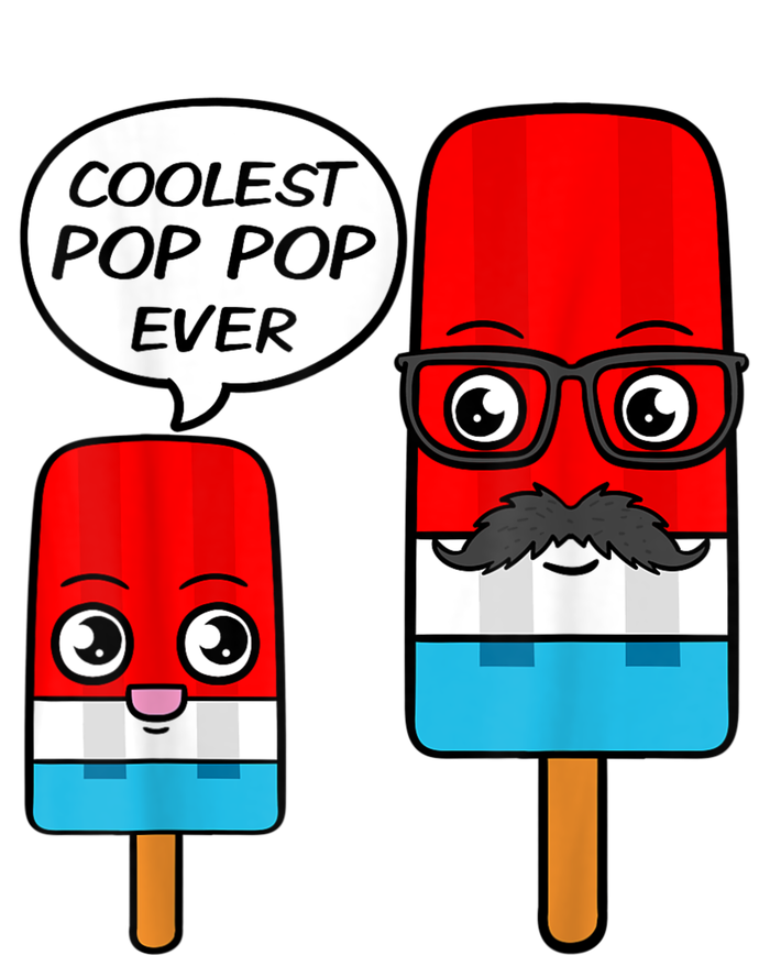 Coolest Pop Pop Ever Grandfather Popsicle Ice Cream PosiCharge Competitor Tank