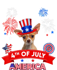 4th Of July Decor Patriotic Chihuahua Dog USA T-Shirt