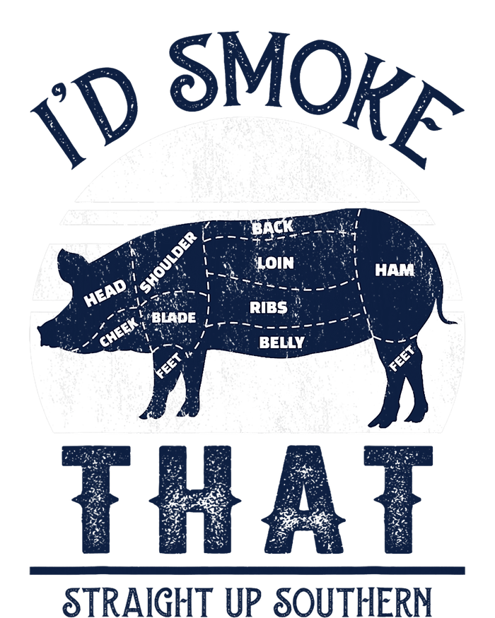 Id Smoke That Straight Up Southern Pig Vintage T-Shirt