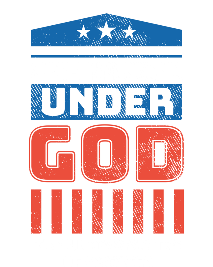 One Nation Under God Patriotic America Flag 4th Of July Gift T-Shirt