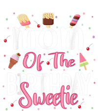 Mom Of The Birthday Sweetie Girl Ice Cream Theme Party Kids Long Sleeve Shirt