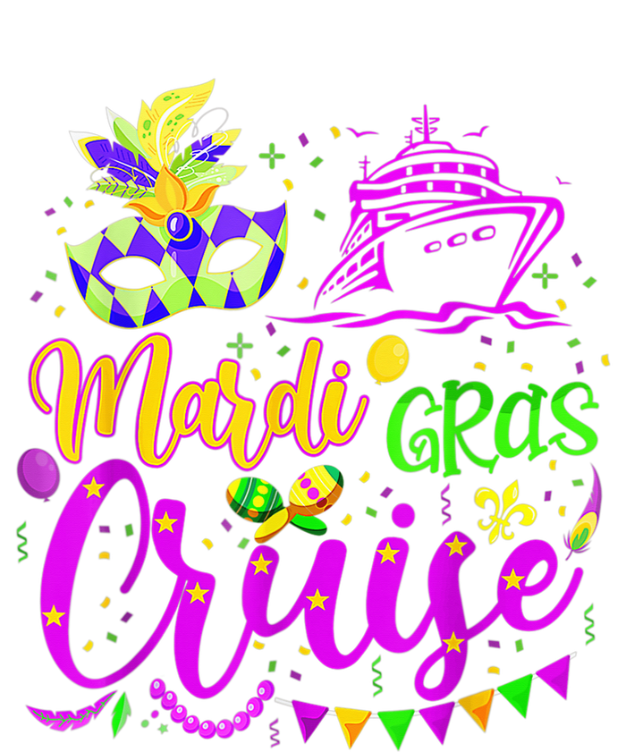 Mardi Gras Cruise Cruising Mask Cruise Ship Party Costume T-Shirt