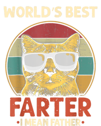 Worlds Best Farter I Mean Father Best Cat Dad Ever Funny Long Sleeve Shirt