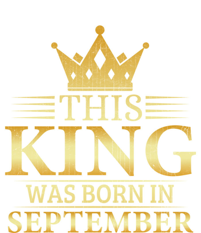 This King Was Born In September Birthday Celebration Gift Full Zip Hoodie