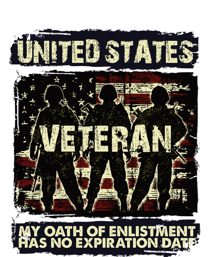 U.S. Veteran My Oath Of Enlistment Has No Expiration Date PosiCharge RacerMesh Polo