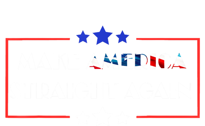 Make America Straight Again Political Funny Sarcastic 16 in Basic Backpack