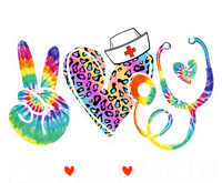 Funny Cute Nurse Peace Love Nursing Stethoscope Nurse Week Meaningful Gift T-Shirt