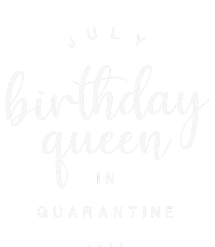 July Birthday Queen in Quarantine Cute Social Distance Gift Tie-Dye T-Shirt