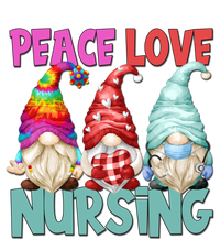 Funny Peace Love Nursing Gnome Cute New Nurse Mom Gift Ceramic Bell Ornament