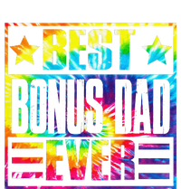 Best Bonus Dad Ever Vintage Tie Dye Fathers Day T-Shirt