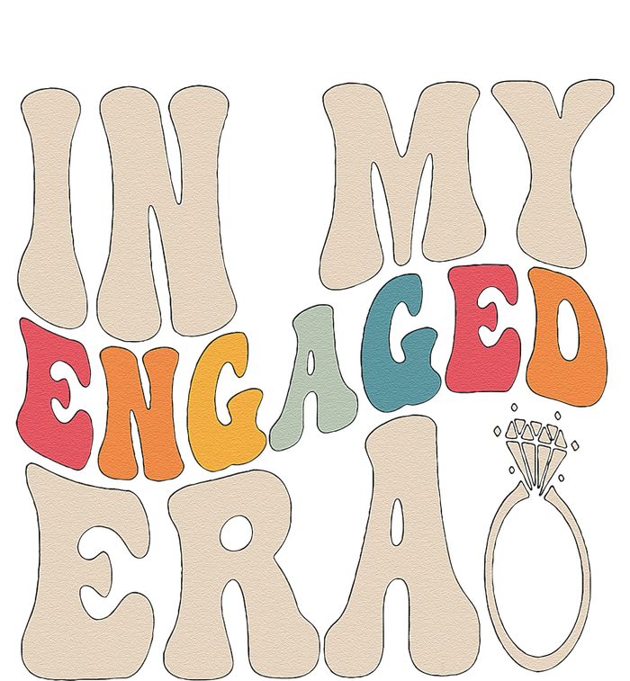 Funny Engagement Fiance In My Engaged Era Bachelorette Party Women's V-Neck T-Shirt