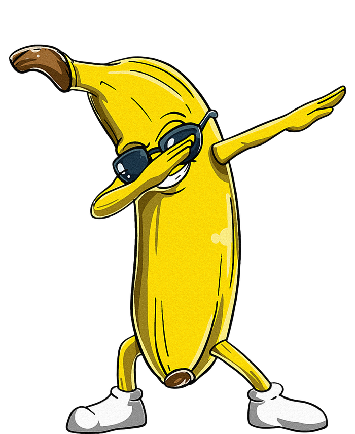 Dabbing Banana Wearing Sunglasses Dab Dance Girl T-Shirt