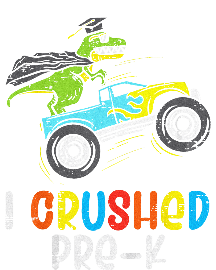 I Crushed PreK TRex Monster Truck Graduation Cap T-Shirt