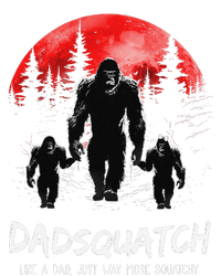 Dadsquatch Like A Dad Way More Squatchy Funny Bigfoot Dad Women's V-Neck T-Shirt