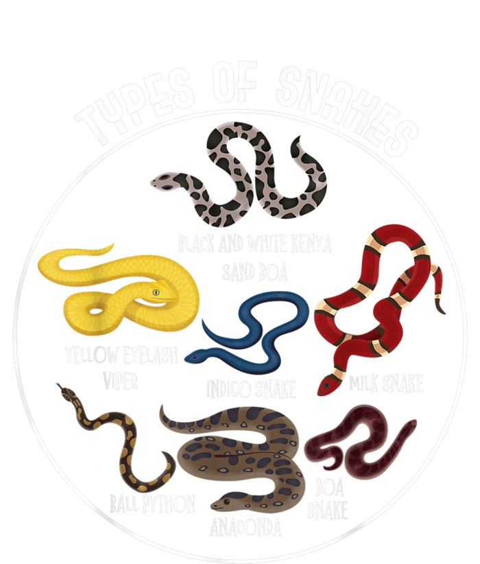 Ypes Of Snakes Educational Serpent 7 Different Snake Performance Fleece Hoodie