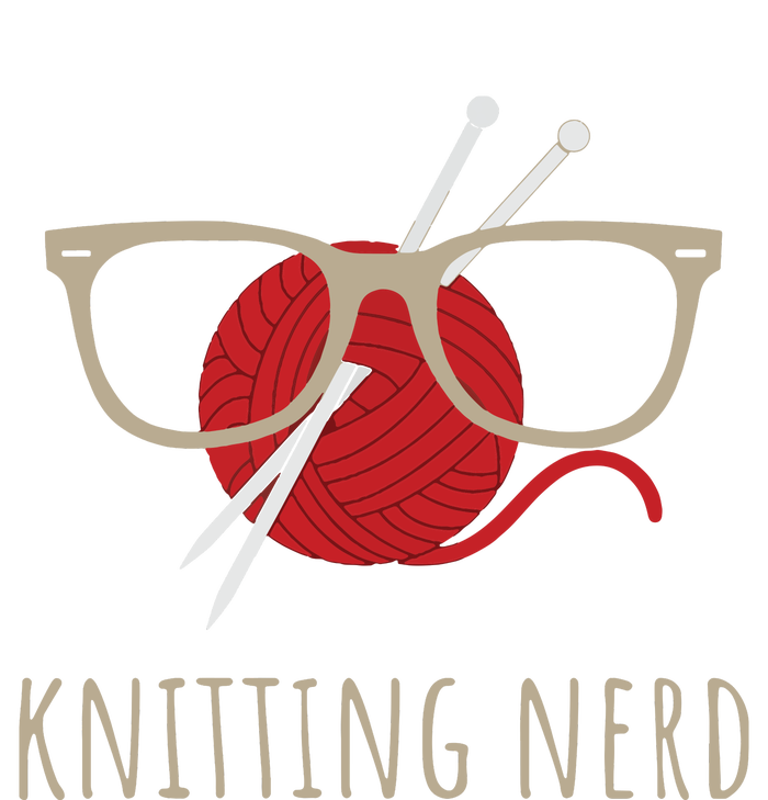 Knitting Nerd Funny Grandma Mom Knit Needles Yarn Lover Gift Kids Hoodie