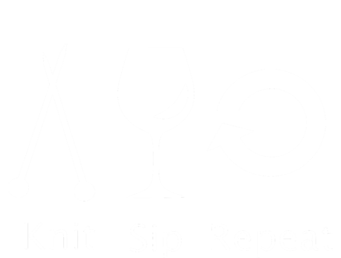 Womens Love To Knit Sip Wine And Repeat Funny Knitting T-Shirt