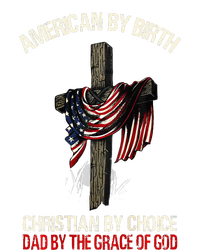 American By Birth Christian By Choice Dad By The Grace USA-Made Doggie Bandana