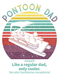 Pontoon Dad Boat Captain Funny Fathers Day Boating Gift Women's V-Neck T-Shirt