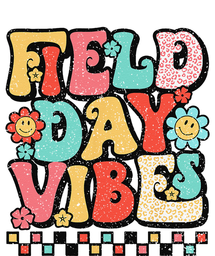 Field Day Vibes Groovy Summer Teacher Last Day Of School T-Shirt