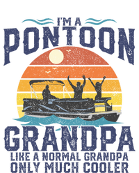 Pontoon Grandpa Captain Retro Funny Boating Fathers Day Gift Tall Sweatshirt