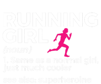 Running Girl Definition Funny Runner Sustainable Knit Beanie