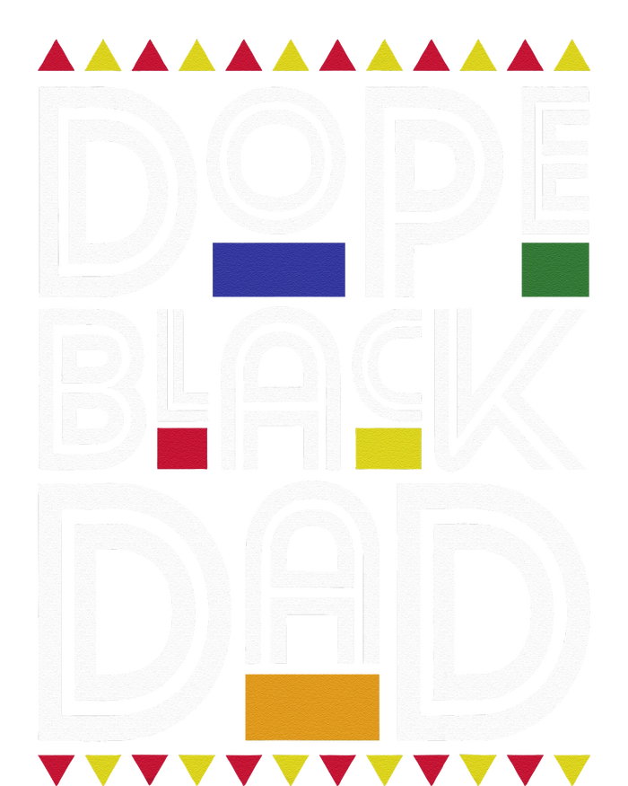 Dope Black Dad Black History Month Juneteenth 1865 V-Neck T-Shirt