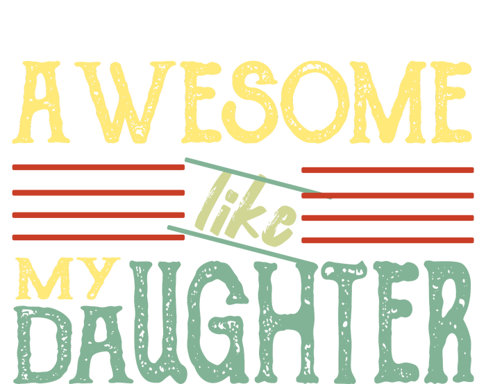 Awesome Like My Daughter Men Funny V-Neck T-Shirt